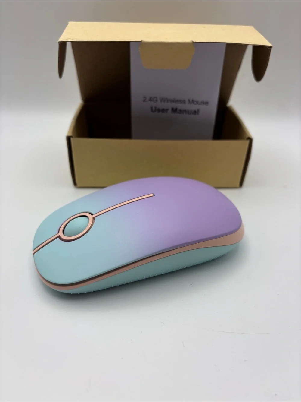 Pastel Wireless Mouse - Purple to Aqua NIOB